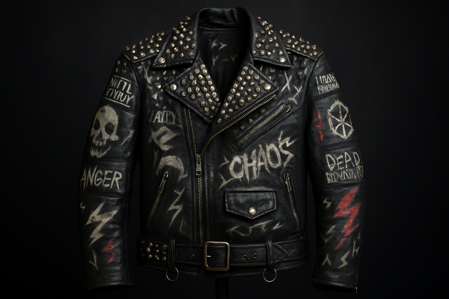 Designing a Punk-Style Studded Jacket
